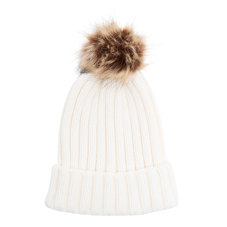 Knit beanie "Pim" Off white